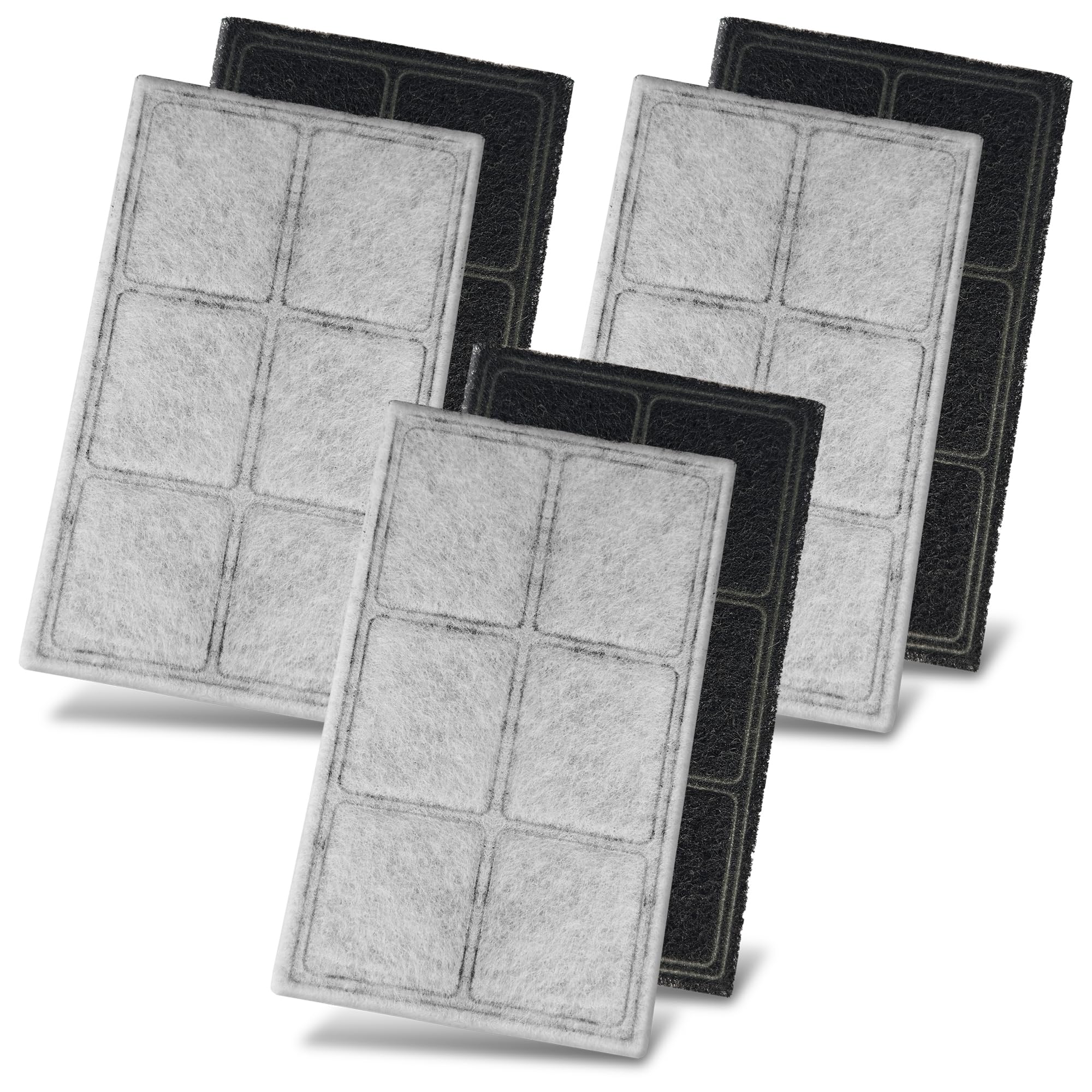 TOGGATH cat water fountain filter pack front view shows easy, ready-to-use hydration solution for consistent pet hydration.
