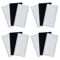 TOGGATH pet fountain filter 12-pack packaging closeup for convenient replacement and clean water.