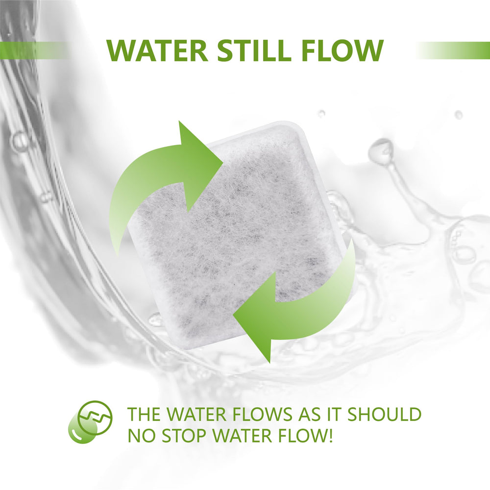 TOGGATH dog cat water dispenser filter fits large fountains.