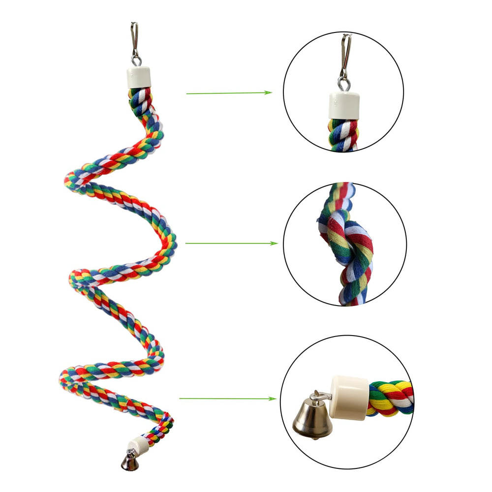 TogyGooty secure metal hook keeps the perch reliably attached.