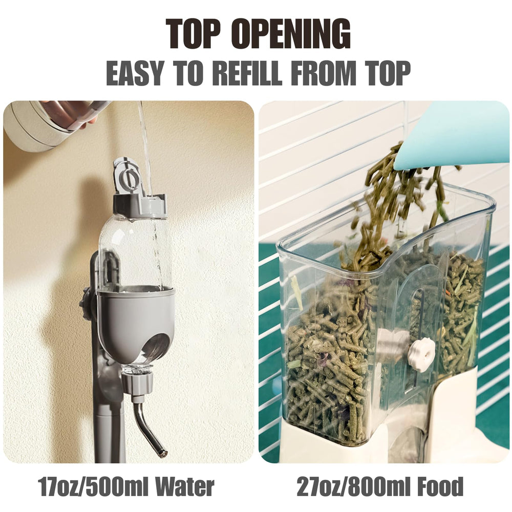 TOKAYIFE automatic pet feeder detachable food box simplifies refills and monitoring.