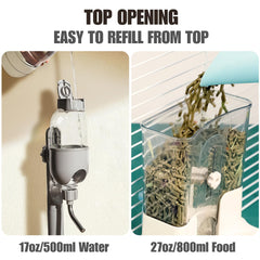 TOKAYIFE automatic pet feeder detachable food box simplifies refills and monitoring.