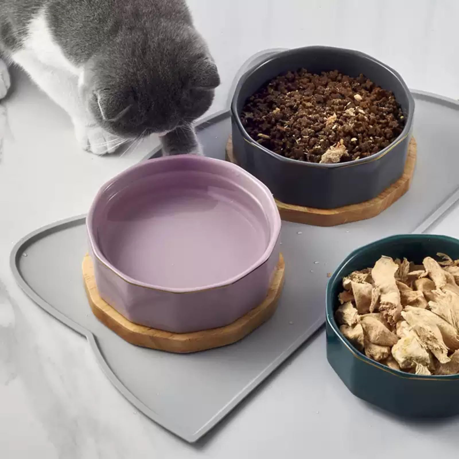 TOKAYIFE cat food mat dishwasher-safe convenience for fast cleanup