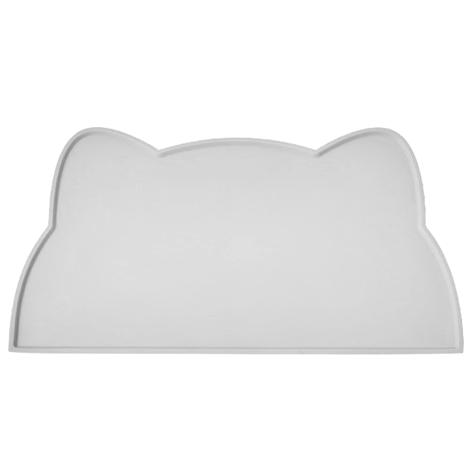 TOKAYIFE Cat Food Mat silicone surface closeup, easy to clean and resistant to spills.