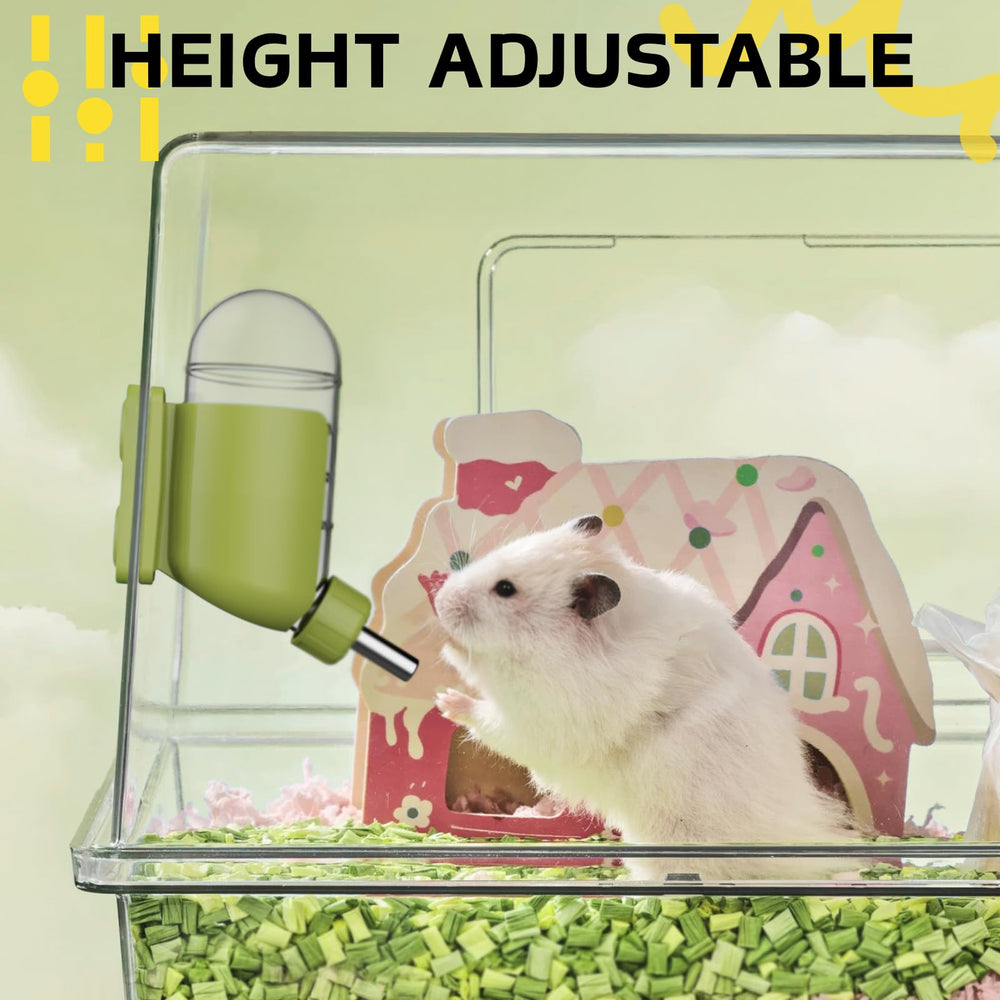 TOKAYIFE hamster cage design keeps bedding dry and housing tidy.