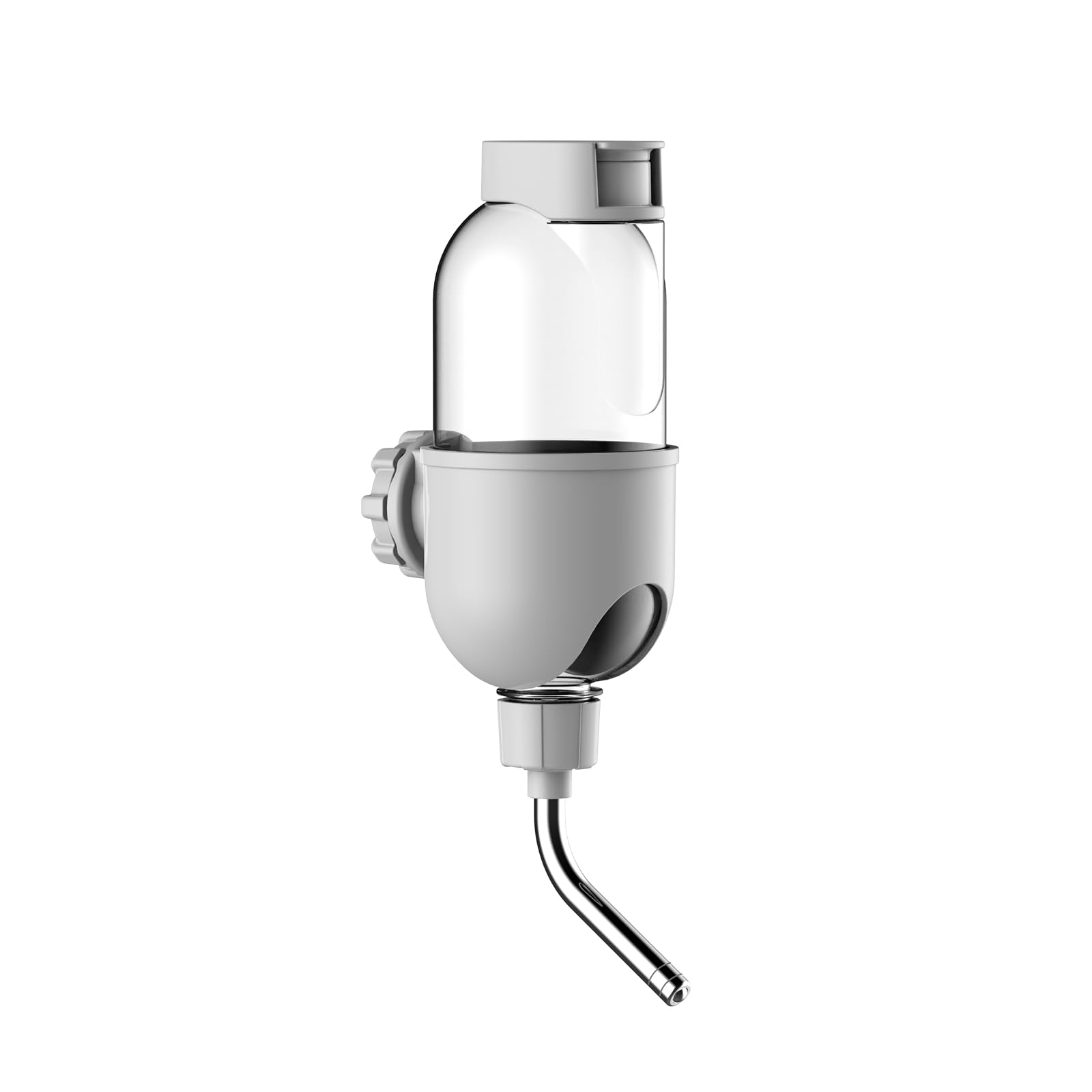 TOKAYIFE pet water bottle with rotatable nozzle for flexible cage access