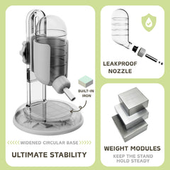 TOKAYIFE water bottle stand features dual-ball nozzle for steady hydration flow