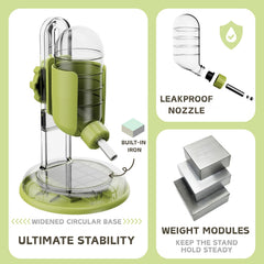 TOKAYIFE weighted base keeps bottle steady and prevents tipping