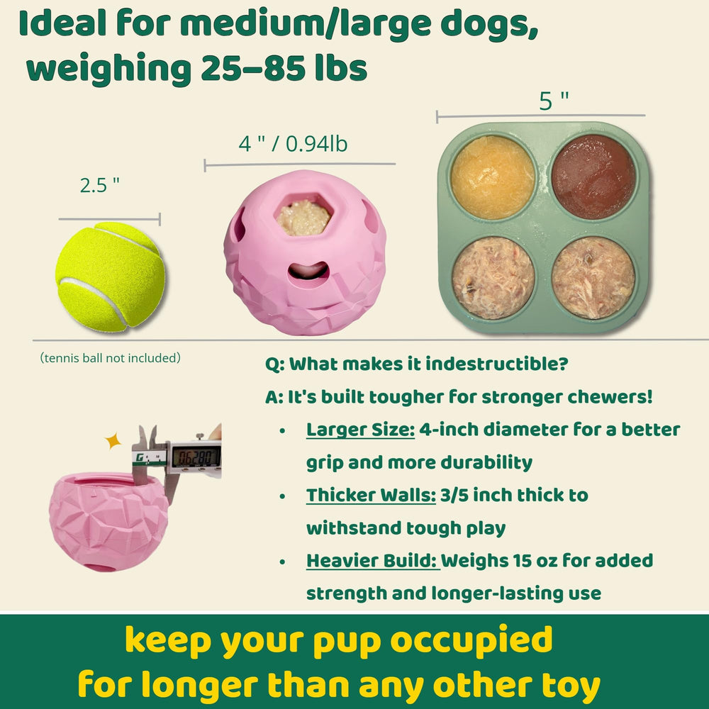 Tokwidget-silicone-stopper-for-kibble-dispenser lets you control bite-sized rewards during play.