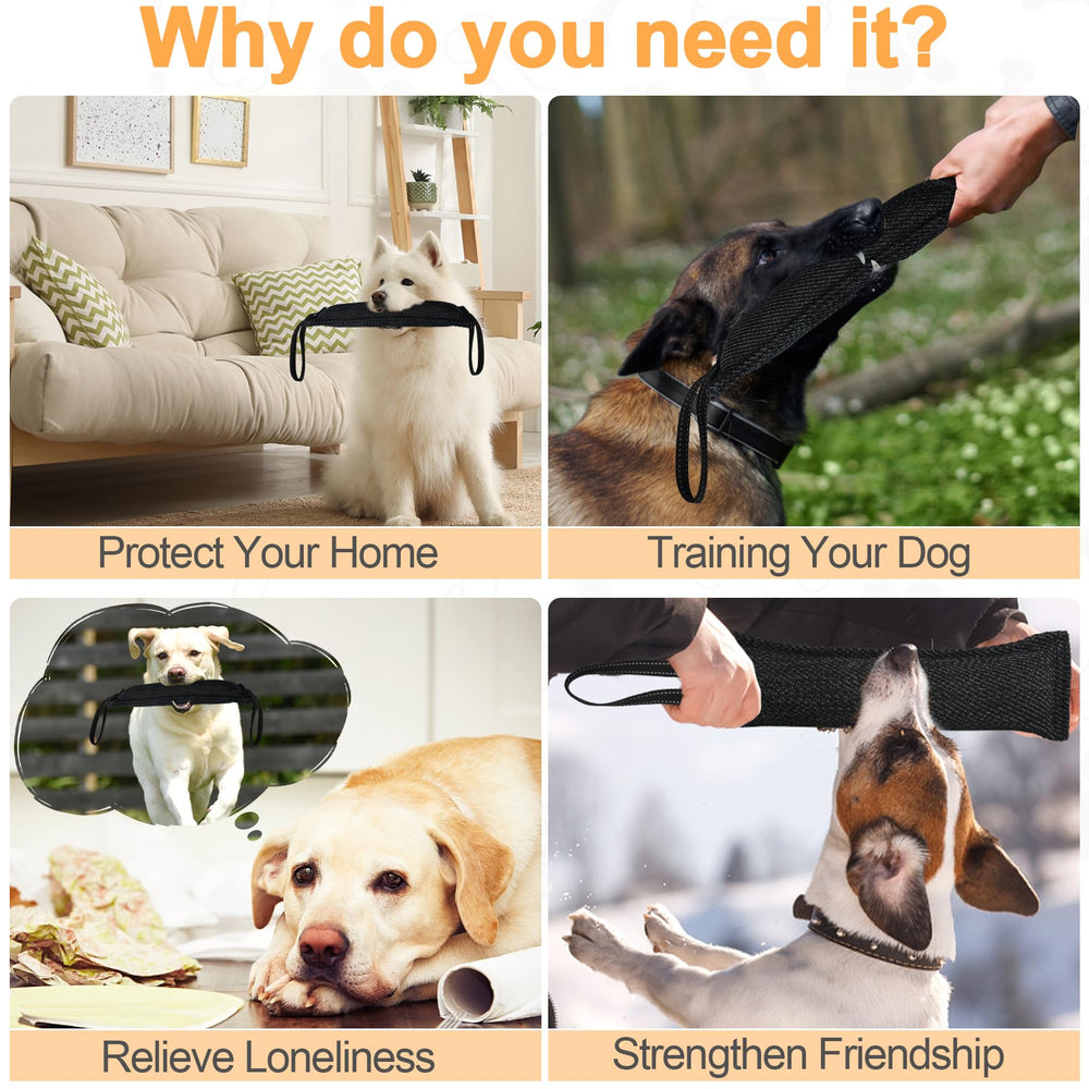 ToLanbbt dog tug toy enables interactive tug and bonding during exercise.