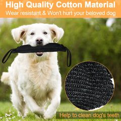 ToLanbbt dog tug toy soft stuffing helps maintain shape during rough play.