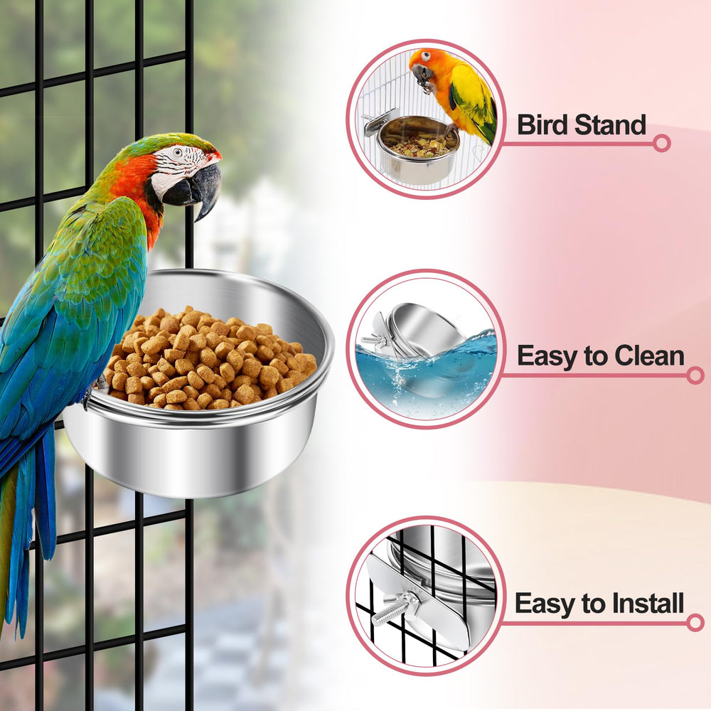 ToLanbbt stainless steel water bowl highlighting rustproof durability for daily use.