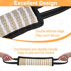 ToLanbbt tug toy with double stitching enhances durability during games