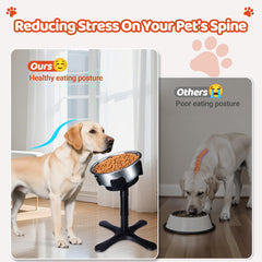 Tolopu non-slip base keeps bowls steady during meals.