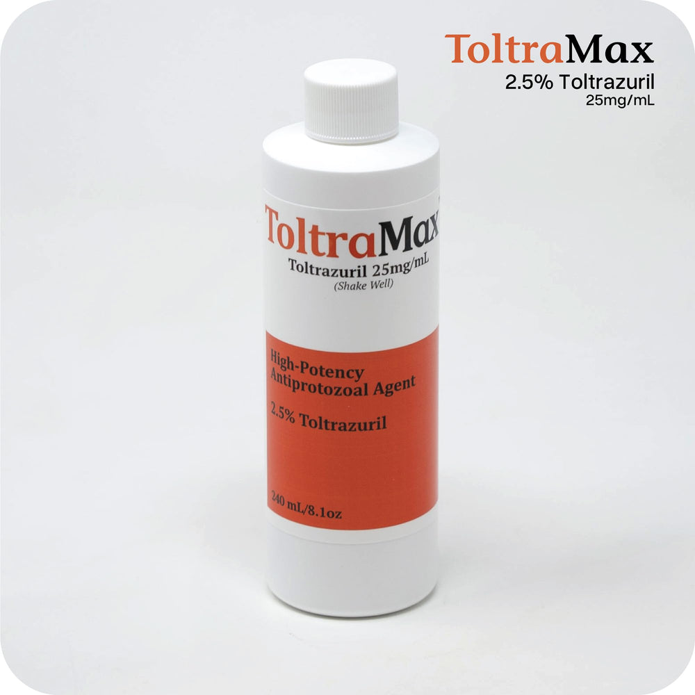 ToltraMax Toltrazuril 2.5 percent suspension pour enables precise administration