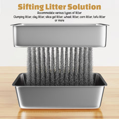 Tom & Sora Creations XL litter box open design for versatile litter setup
