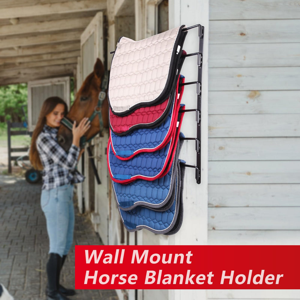 TOMESHA tack-room organization solution promotes air flow and clutter-free spaces.