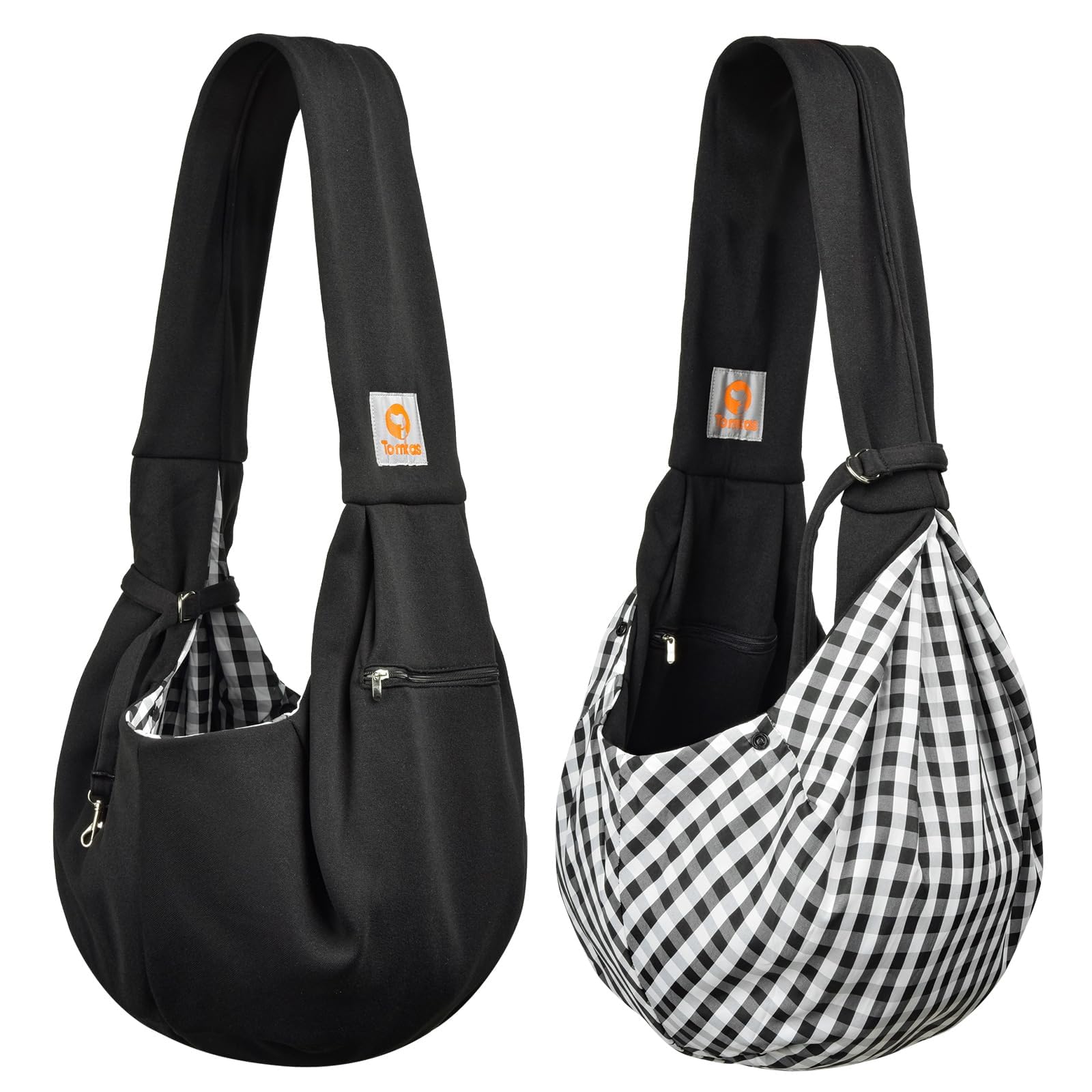 Tomkas small dog sling non-adjustable-strap—budget-friendly entry-level bag.