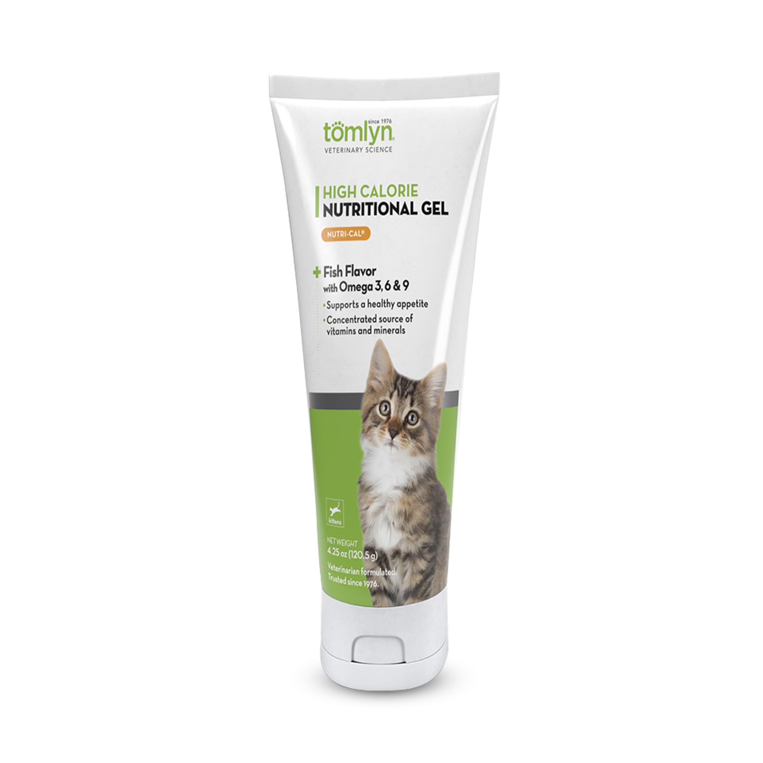 Tomlyn Nutri-Cal kitten-tube image showing easy gel application for extra calories