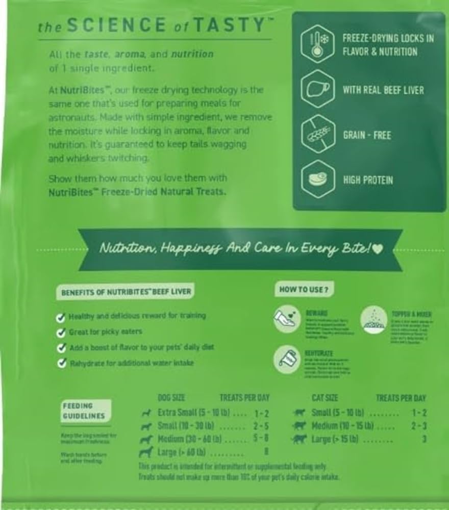 Close-up of freeze-dried beef liver treats from Tomo Wellness for pets, ideal as training rewards.