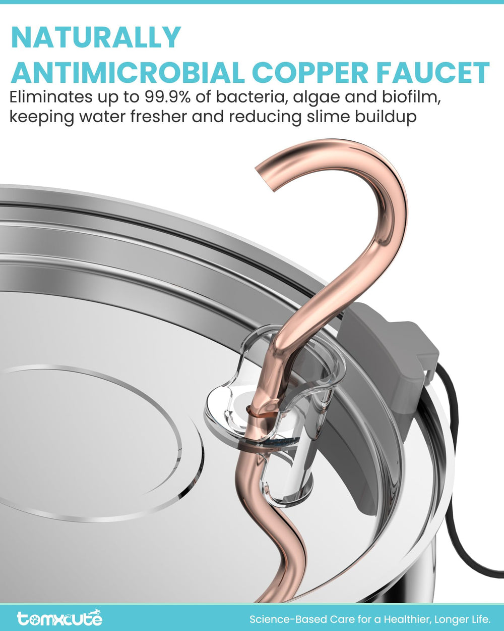 Tomxcute Food-Grade 304 Tank ensures durable, hygienic water storage.