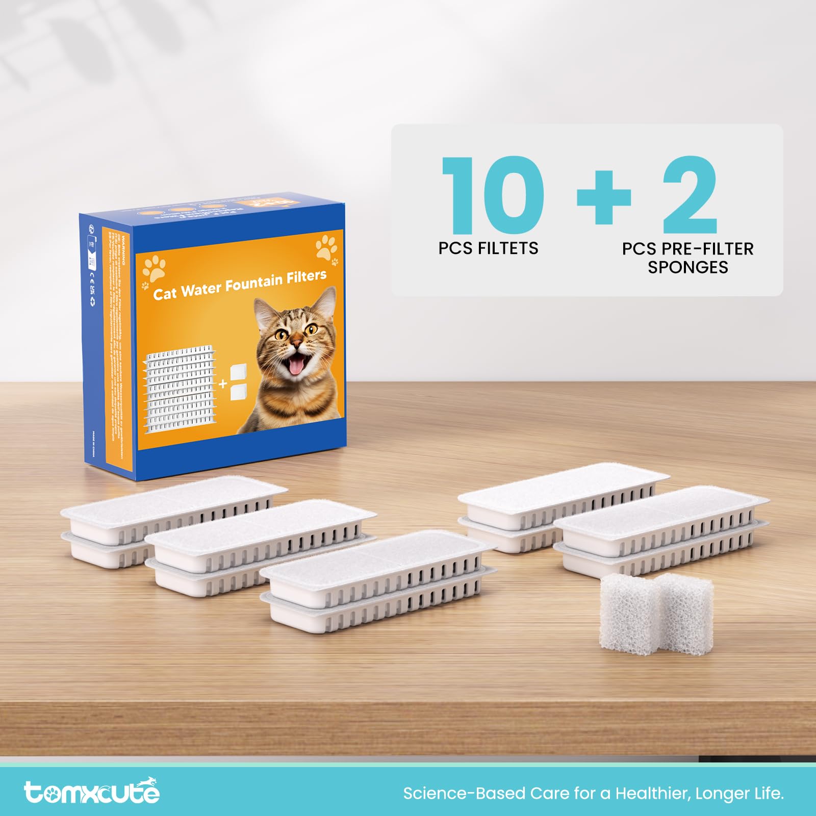Tomxcute water fountain usage demo demonstrates easy pouring and clean hydration for cats.