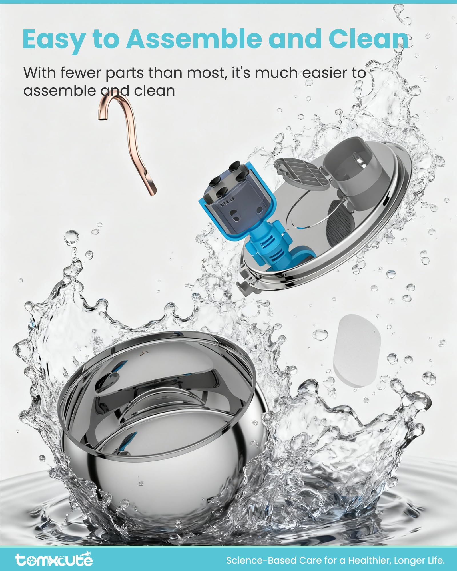 Tomxcute Weekly refills-friendly design helps busy households stay hydrated.