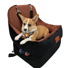 Tomyanner dog booster seat with 7 inch elevation offers a comfortable window view