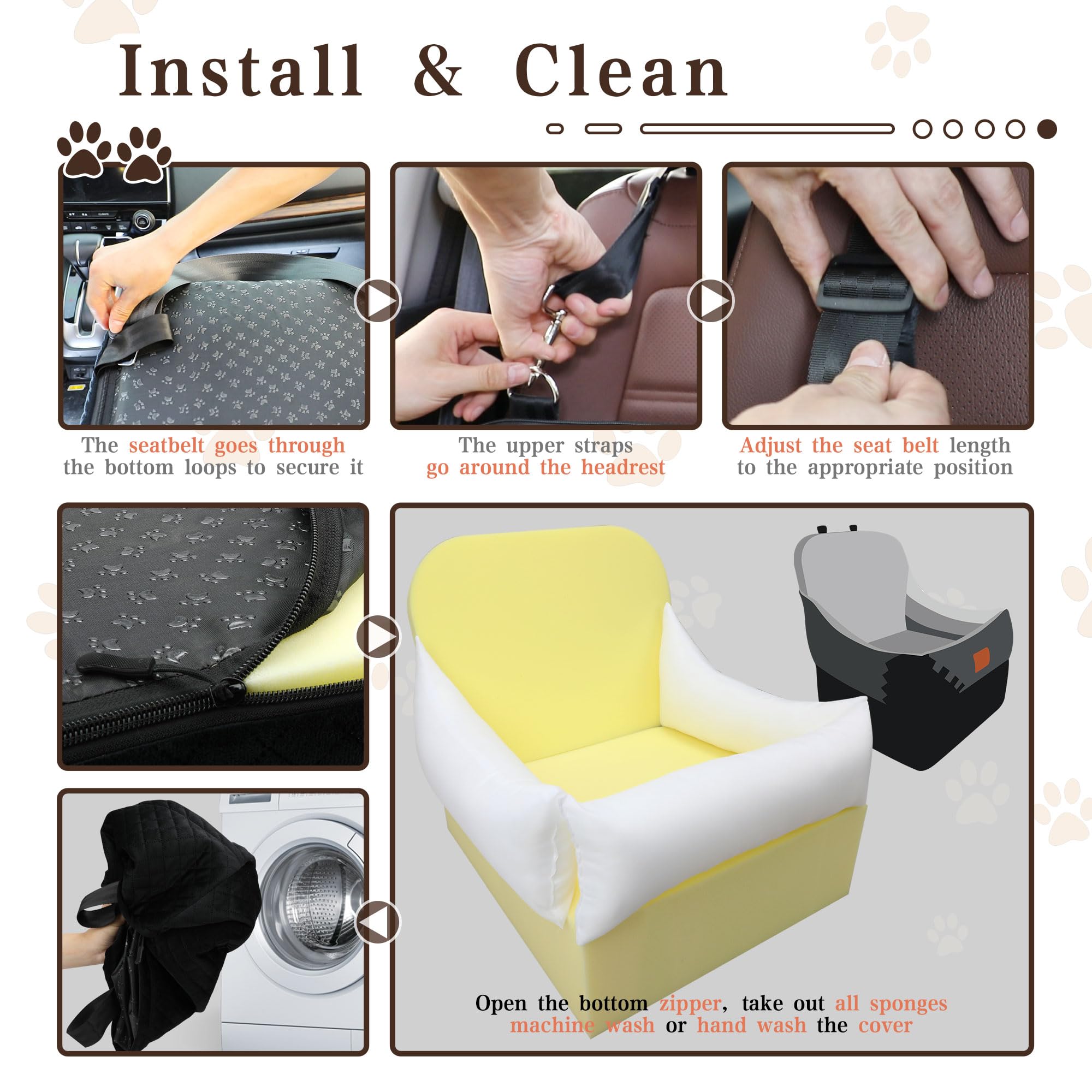 Tomyanner detachable washable cover makes cleanup quick after adventures.