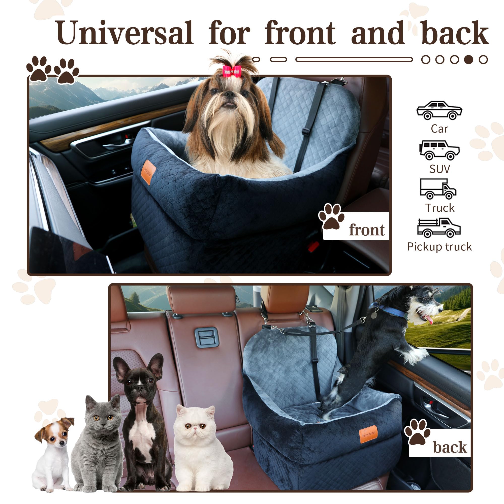 Tomyanner booster seat installs in three simple steps