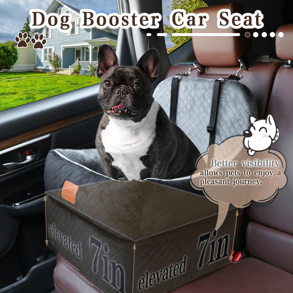 Tomyanner booster seat front installation for easy car mounting.
