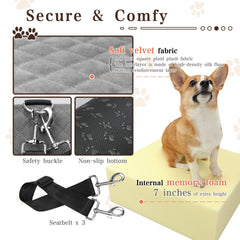 Tomyanner booster seat has side pockets for treats and essentials