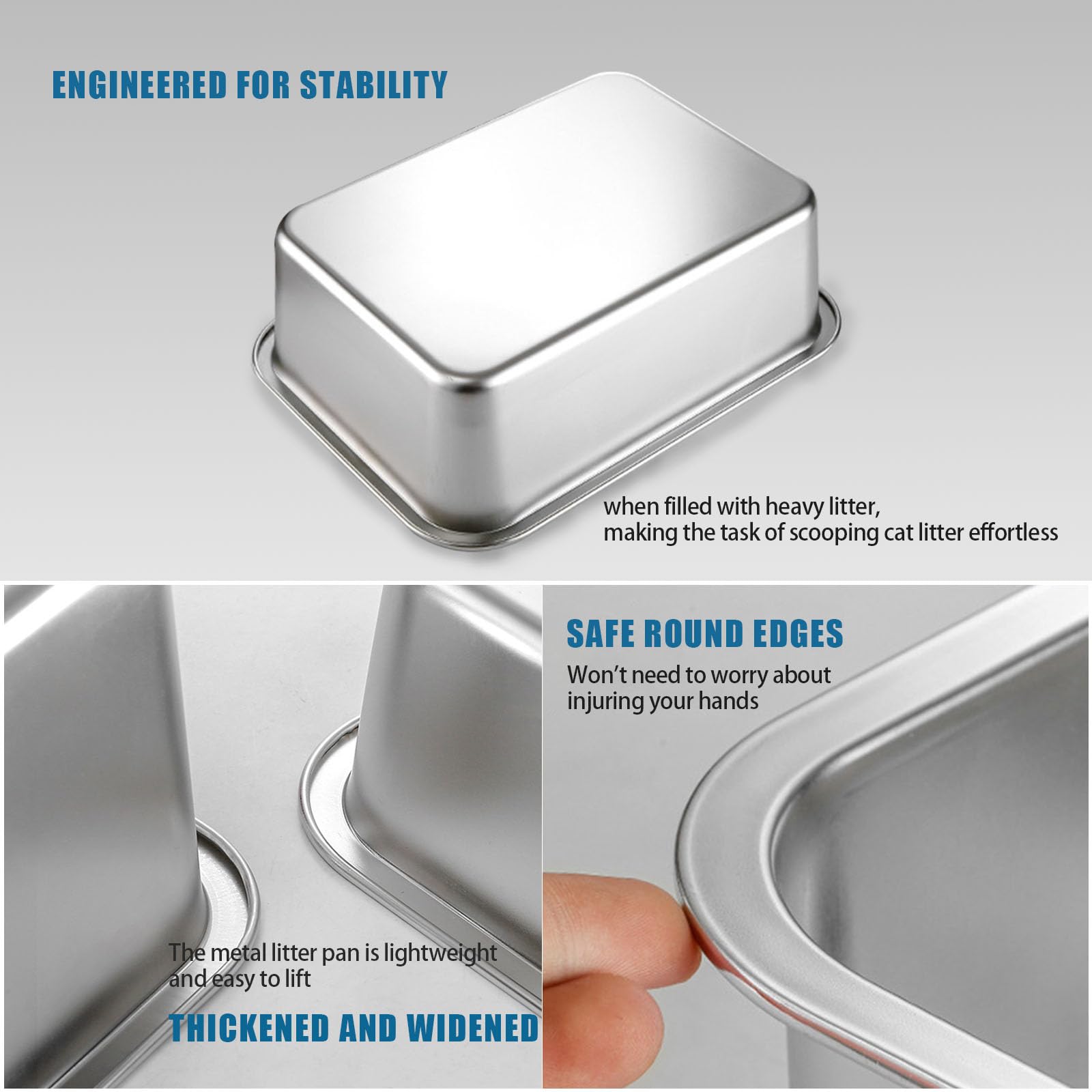 Tondid stainless steel box is odor-resistant, helping keep living spaces fresher between cleanings.