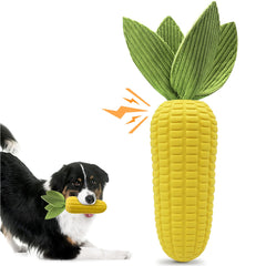 Tonep squeaky dog toy close-up with milk flavor attracts chewing and play