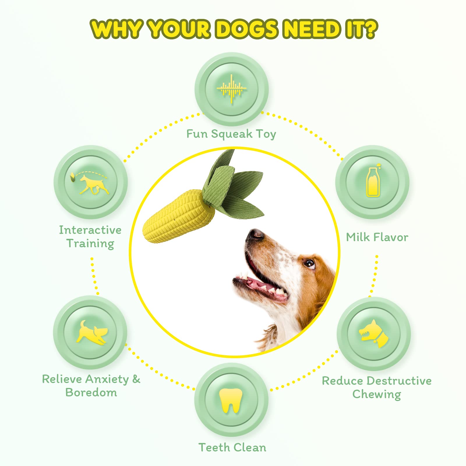 Tonep squeaky dog toy suitable for small to large dogs during training