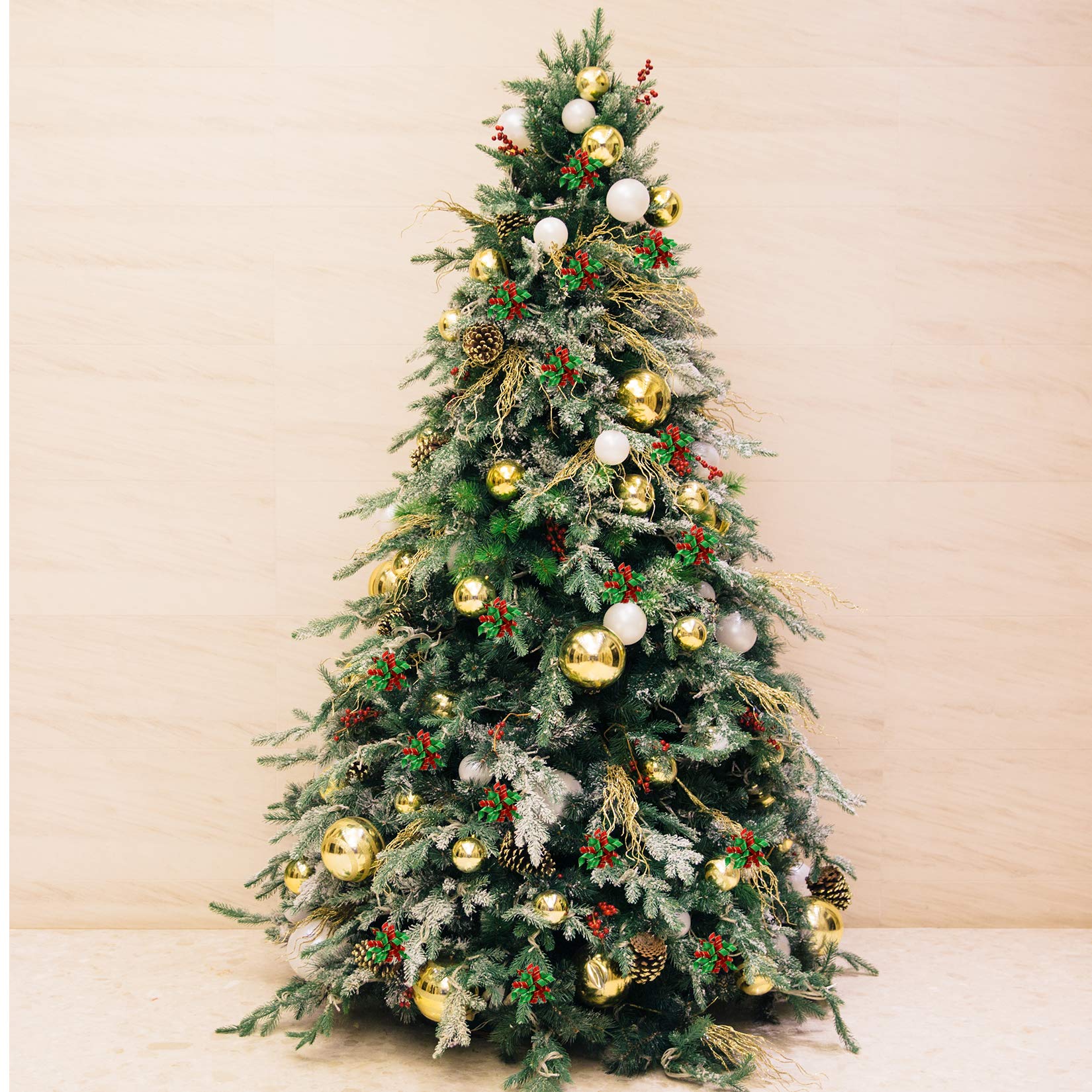 Tongcloud Christmas bow ribbon detail highlights festive sparkle
