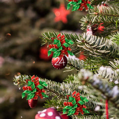 Tongcloud Christmas pet bows on dog for festive styling