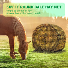 TONGMO hay net 2-inch mesh close-up highlights controlled feeding speed.