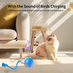 TONOSA cat ball RGB lighting offers visual cues to attract cats during games.