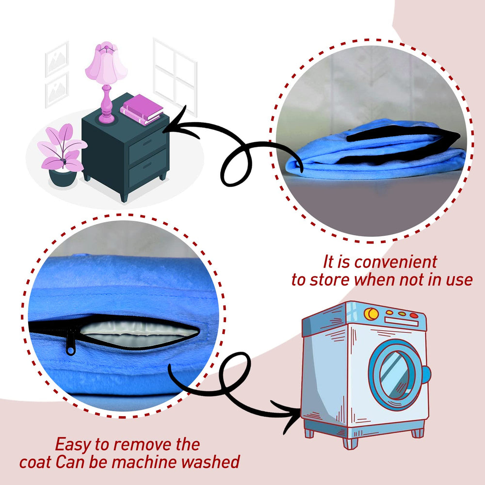 Tonqixope washable-cover zipper simplifies cleaning and maintenance