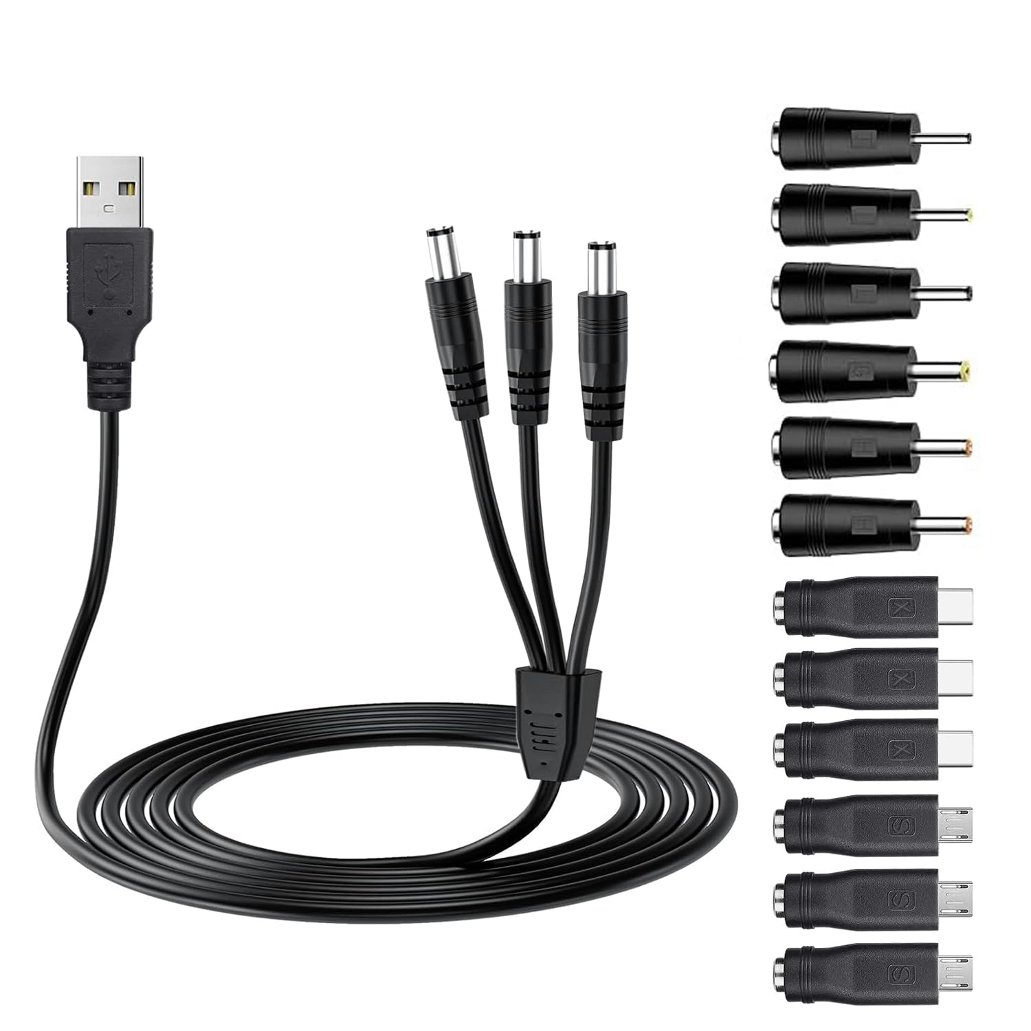 Tonton universal dog shock collar charger cable close-up ready for multi-brand collars.