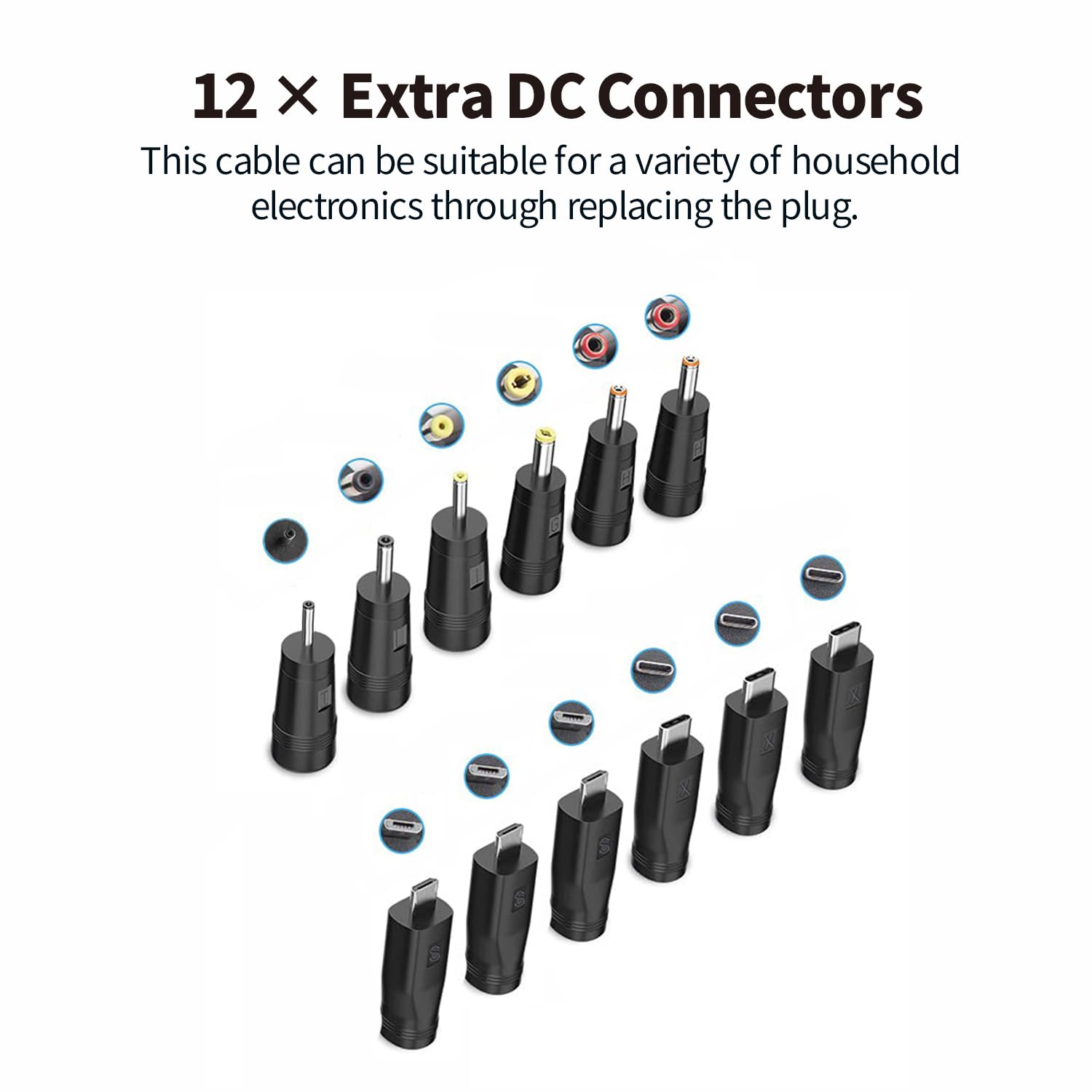 Tonton USB-C and DC ports configuration image emphasizing simultaneous charging.