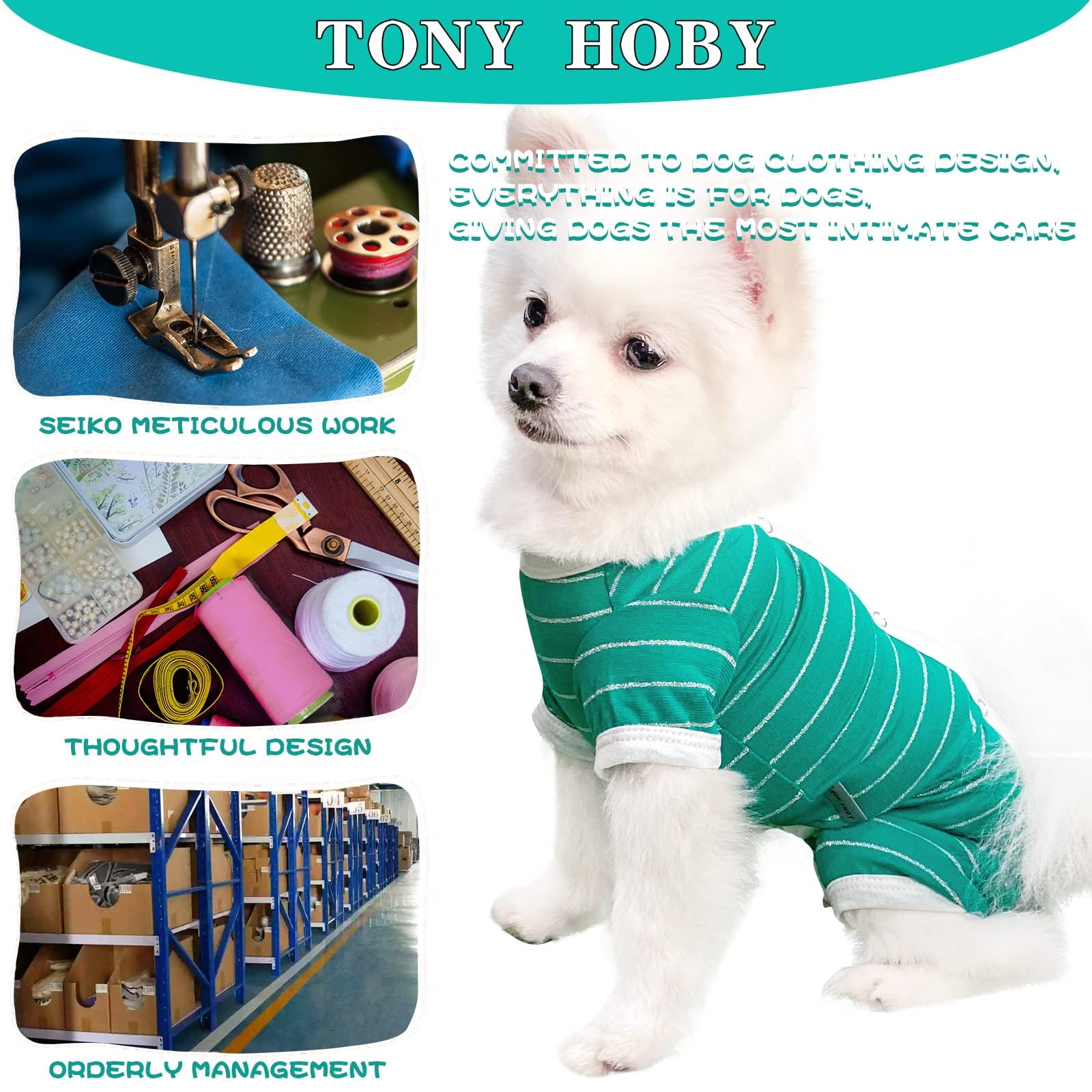 TONY HOBY soft-skin-friendly fabric close-up emphasizes gentle touch on pets' coat.