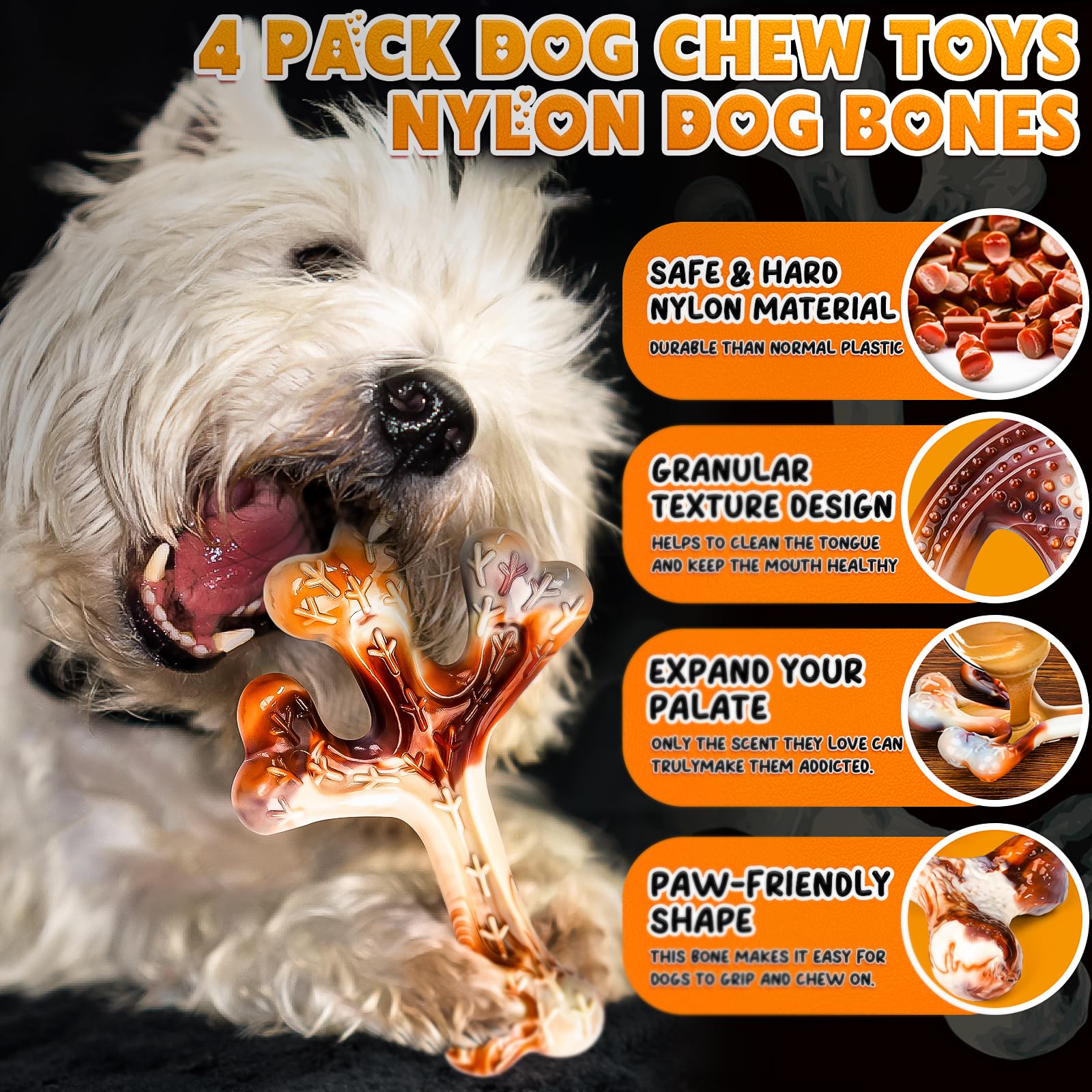 TonyEst durable chew toy emphasizes safety and long-lasting chewing sessions
