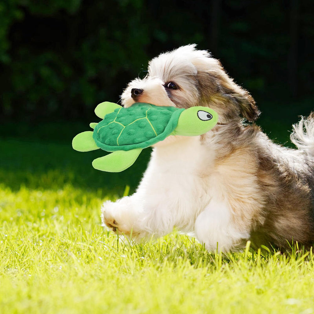 TONYFY plush dog toy supports teething and anxiety-friendly play.