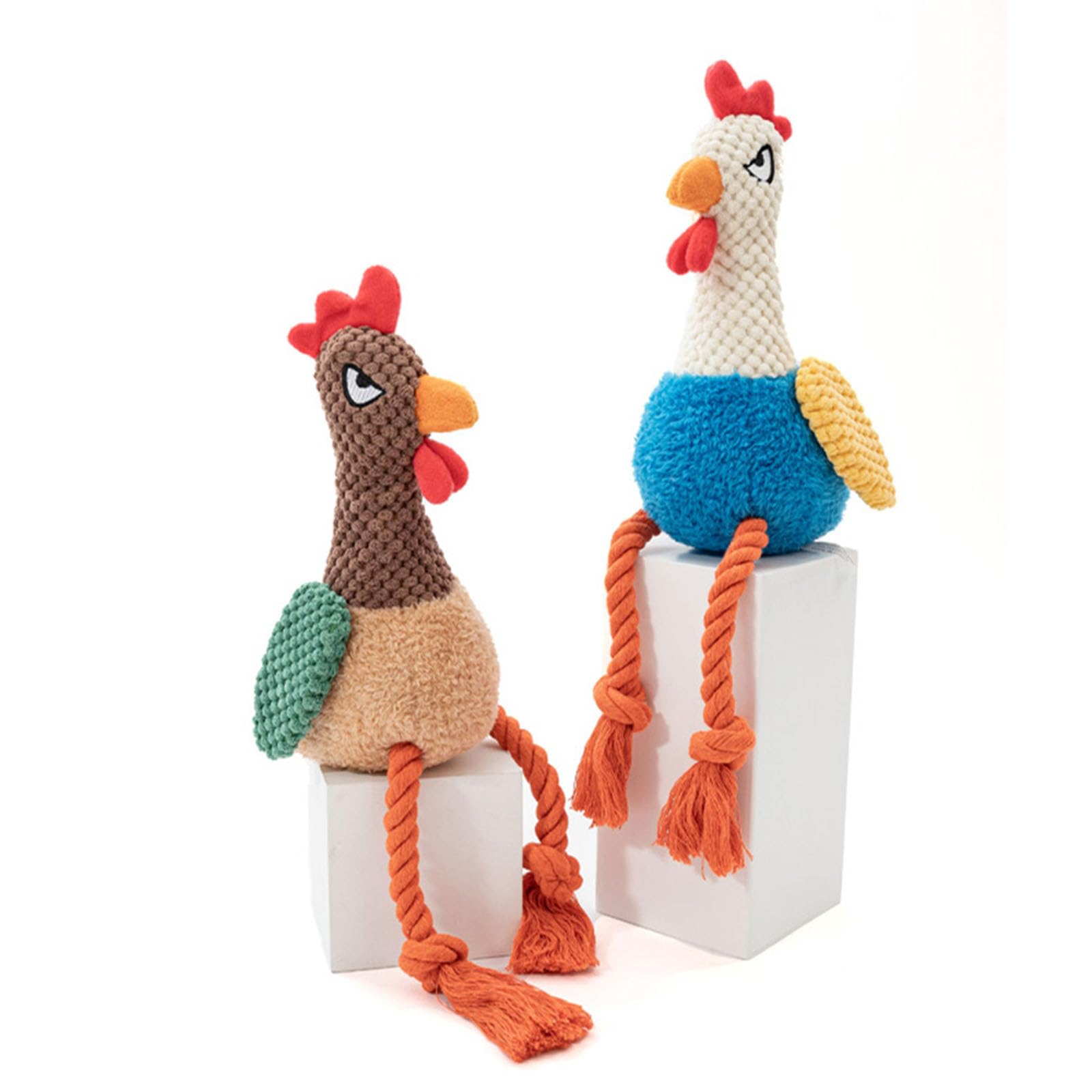 TONYFY rooster knot toy rope design demonstrates chew-friendly playtime routines