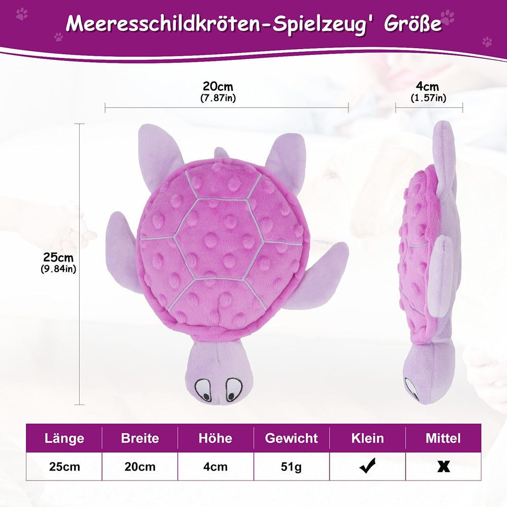 TONYFY Squeaky Sea Turtle Toy squeak closeup—interactive play potential.