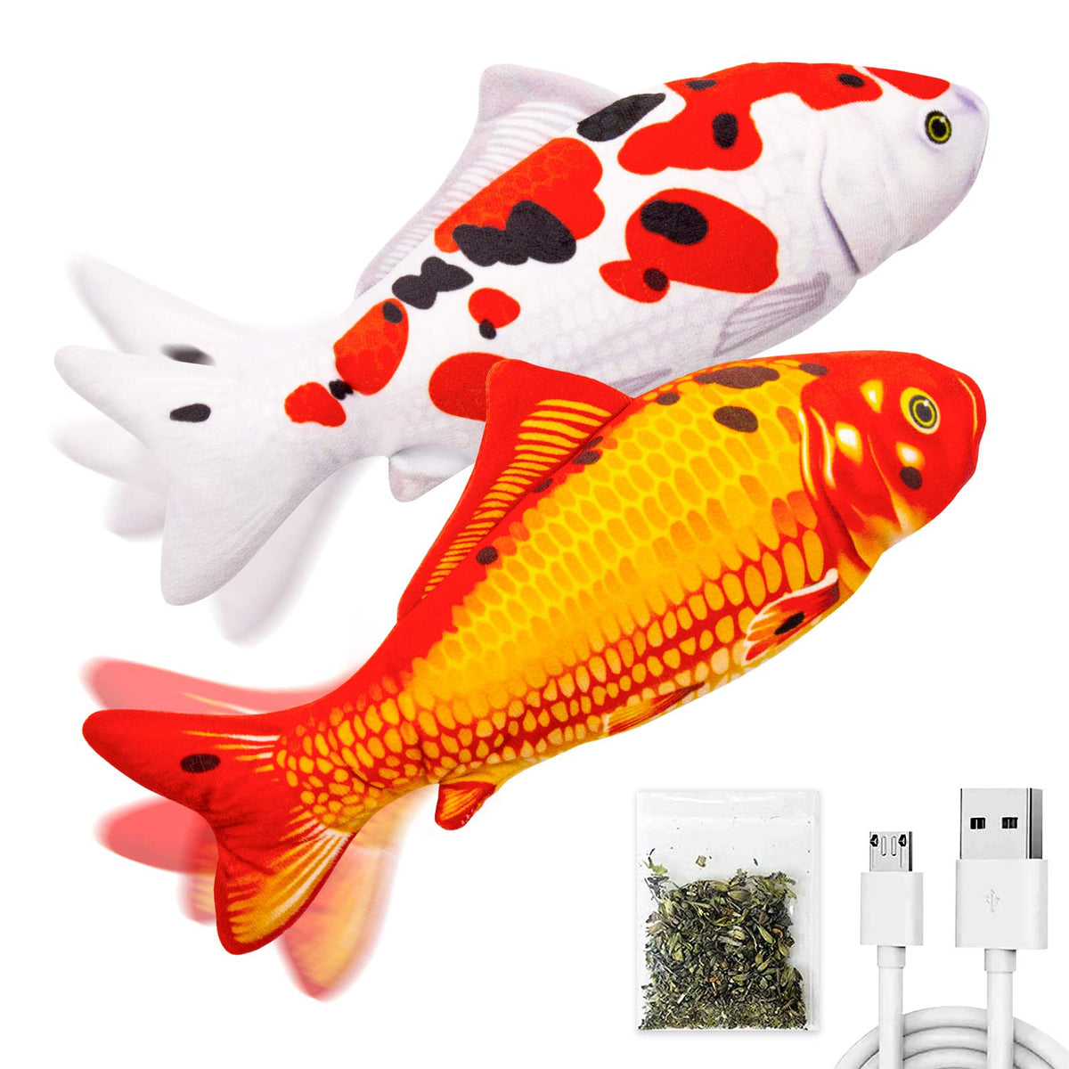 TOOGE floppy fish toy realistic design engages pets during play