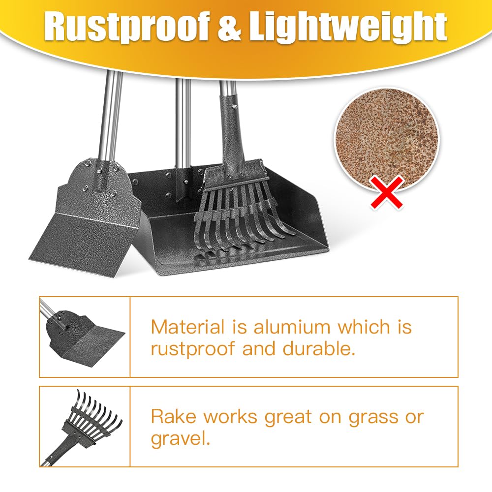 TOOGE Rust-proof metal construction cleans easily after use.