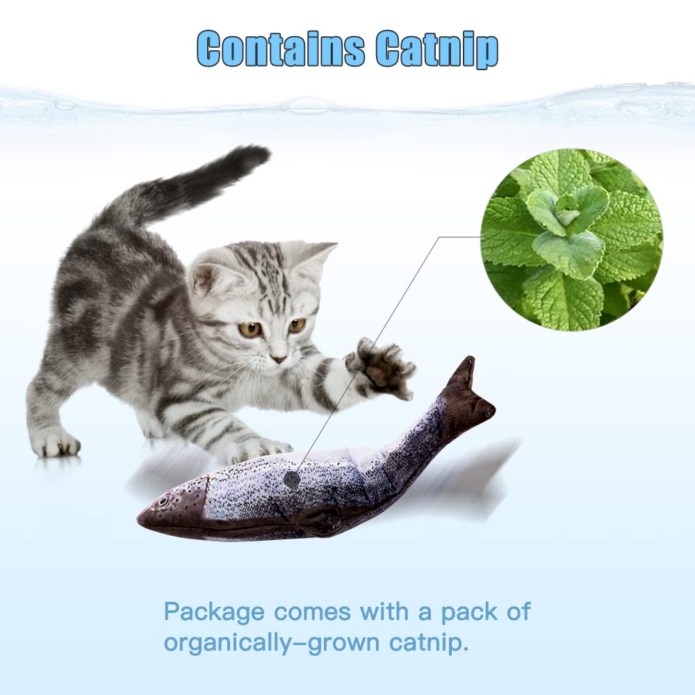 TOOGE sensor-activated wagging tail creates lifelike fish motion for chase.